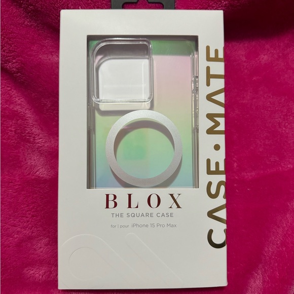 HOST PICK! LN — “Iridescent Rainbow” BLOX iPhone 15 Pro Max Case — Case-Mate - Picture 10 of 11
